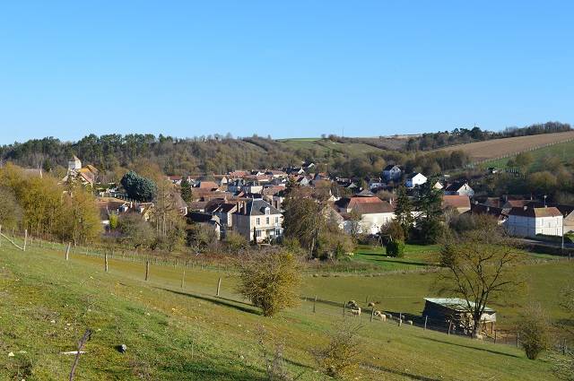 Le village et ses moutons